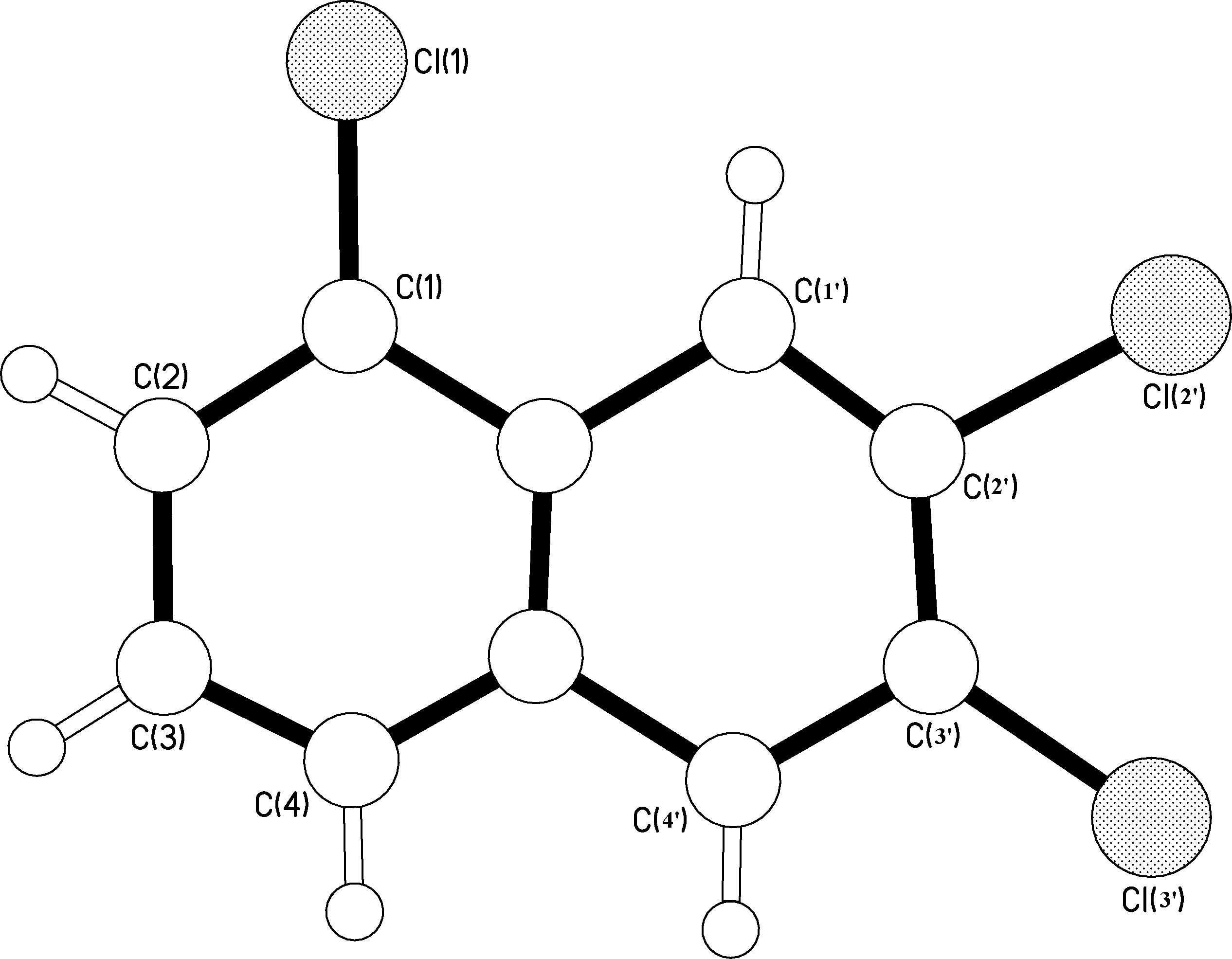 1,2',3' tri-chloro-naphthalene